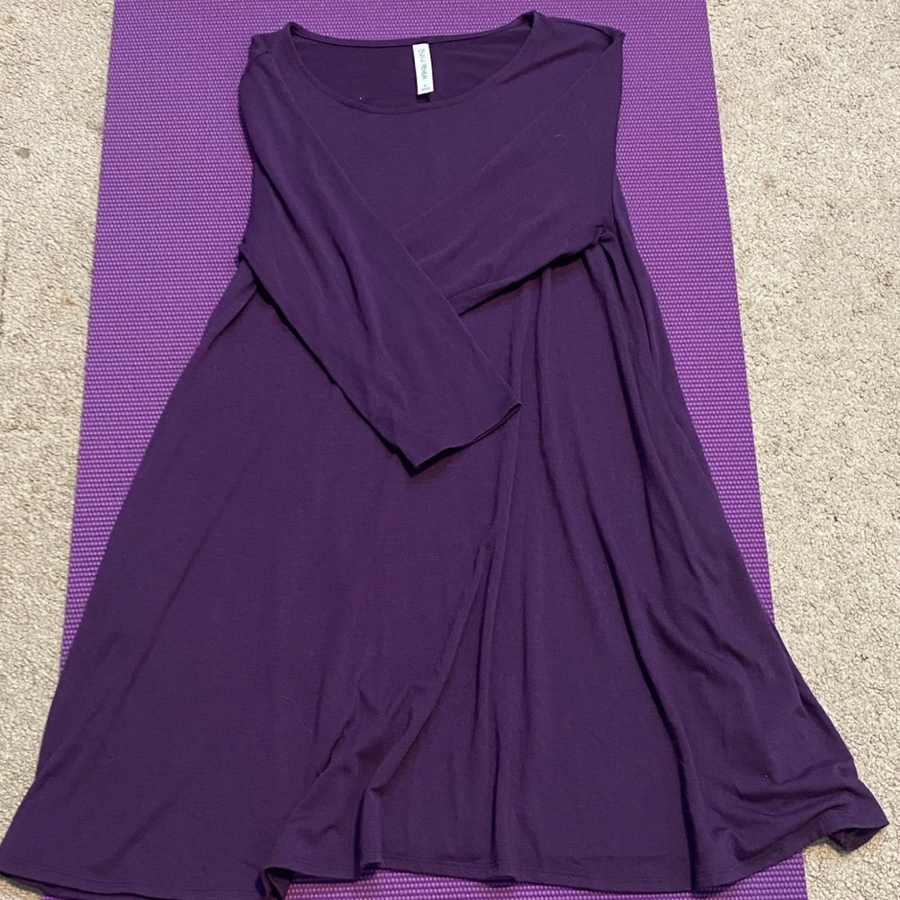 Purple Tunic Top- L